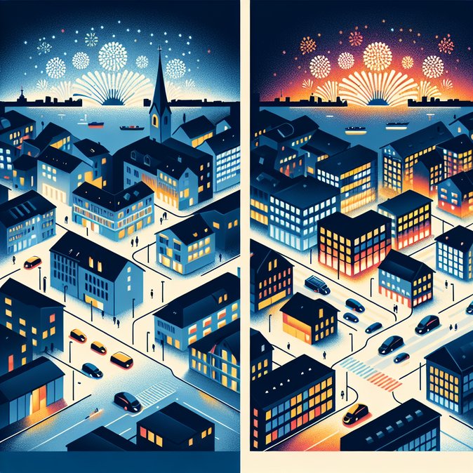 Swiss cities scale back New Year’s Eve fireworks, altering crowd and traffic flows