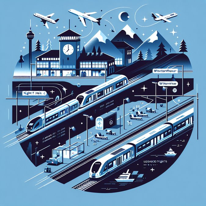 SBB Introduces Weekend Night Trains Linking Bern, Zurich and Winterthur to Support Early Flights