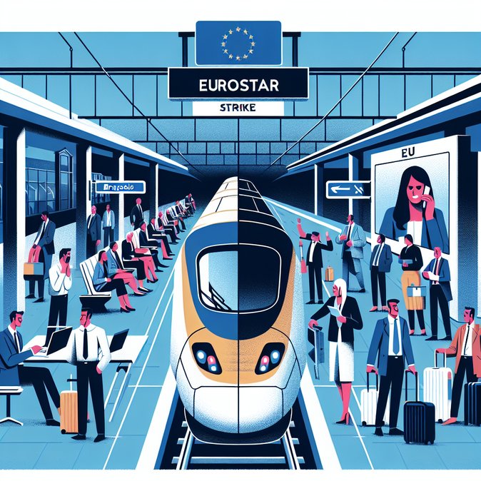 Eurostar Slashes 50 % of Brussels–Paris Trains for Strike Week