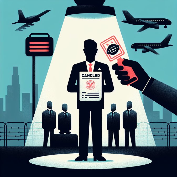 الولايات المتحدة تلغي تأشيرات الدخول وبطاقات الإقامة الدائمة لمواطنين إيرانيين بارزين