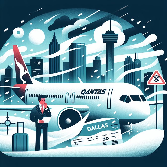 Winter Storm Fern: Qantas Issues Flexible Rebooking for Dallas Flights
