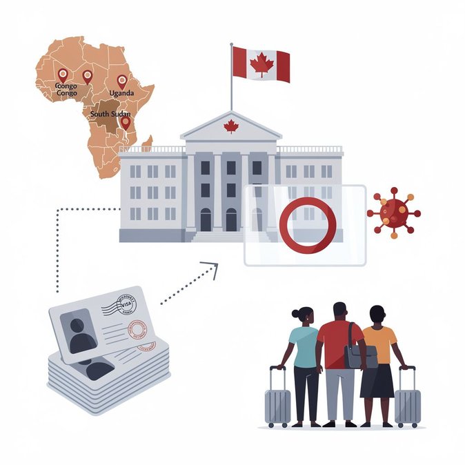 Canadá suspende 36,000 solicitudes de residencia permanente de países afectados por el Ébola bajo nuevas medidas de salud pública