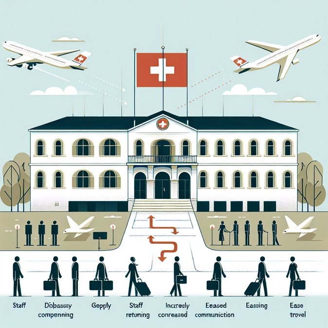 Bern sends diplomats back to Tehran, gradually re-opens Swiss embassy