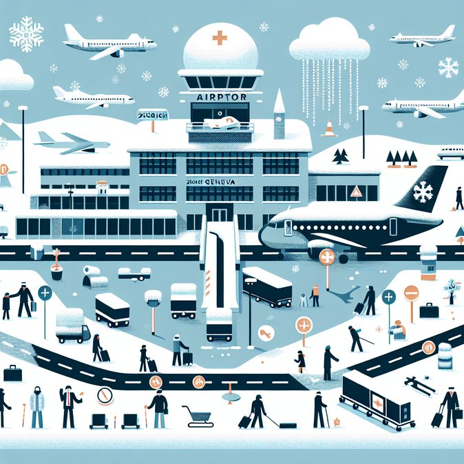 Snow-hit weekend triggers 10 flight cancellations and 141 delays at Zurich and Geneva Airports