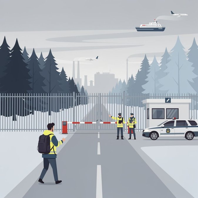 Finnish Border Guard detains asylum-seeker after illegal crossing from Russia