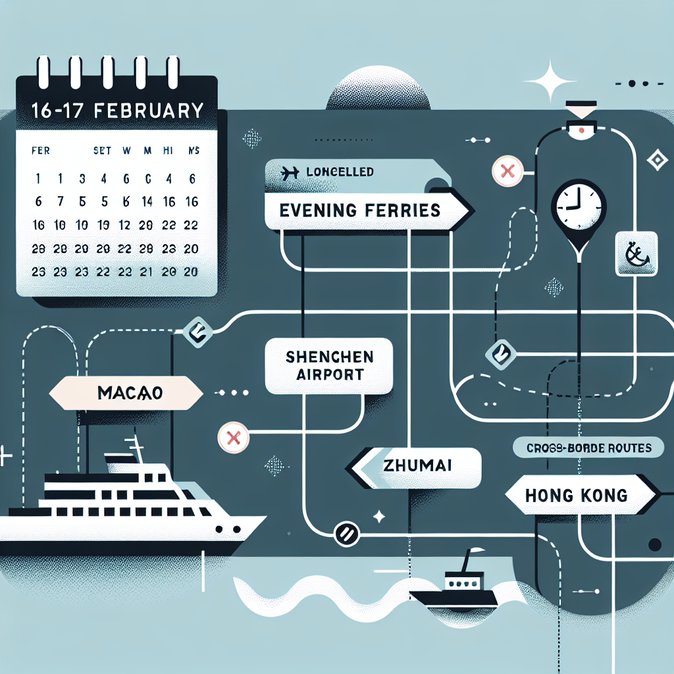 TurboJET adjusts Macao–Shenzhen and Zhuhai ferry schedules for Chinese New Year