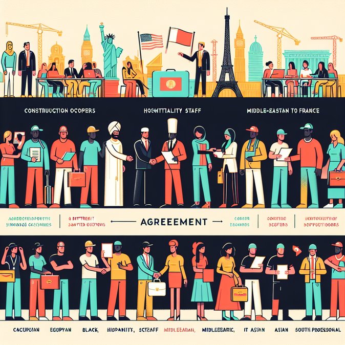 France signs labour-mobility pact with Egypt for 5 000 fast-track work visas a year