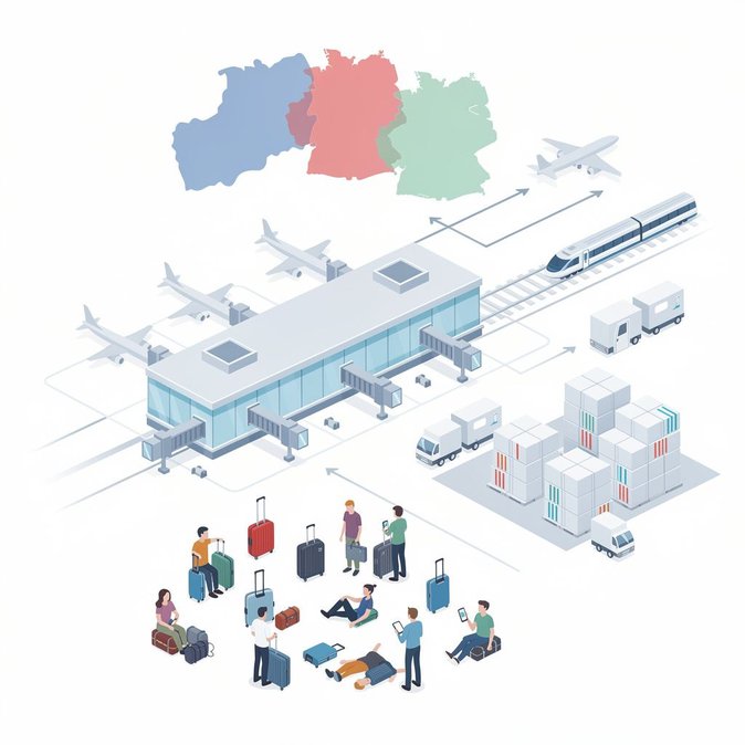 Basel–Mulhouse EuroAirport suffers 70 disruptions, paralysing tri-border mobility