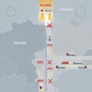 Polish Border Guard keeps several Belarus crossings closed amid security concerns