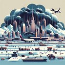 Stormy weather grounds UAE ferries and slows airport traffic as authorities activate contingency plans