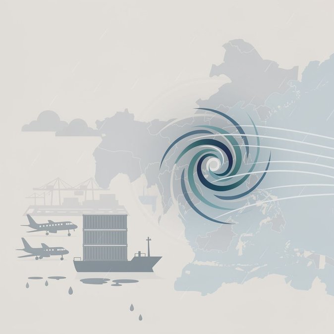 Super Typhoon “Qiangpi” prompts China to warn airlines and ports of week-long disruption