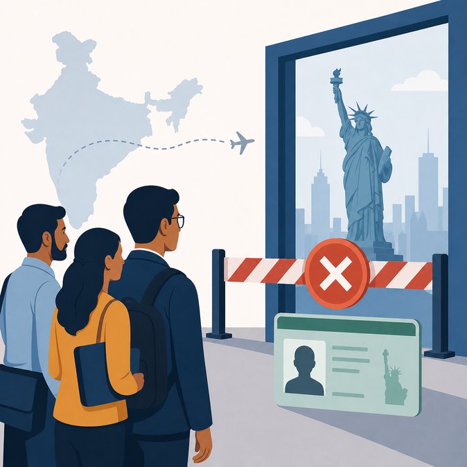 U.S. EB-2 visa cap for India exhausted; green-card approvals paused until FY-2027