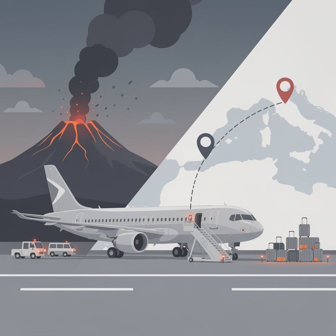 Mount Etna Ash Cloud Forces Flydubai to Cancel Dubai–Catania Services