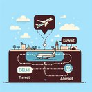 Bomb Threat Diverts Kuwait–Delhi IndiGo Flight to Ahmedabad, Highlighting Ongoing Aviation Security Risks