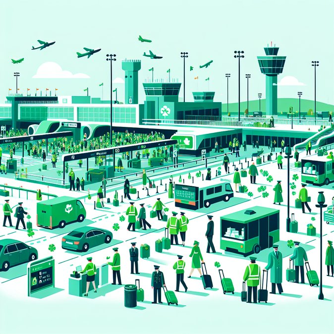 Dublin Airport unveils St Patrick’s Day makeover ahead of record passenger surge