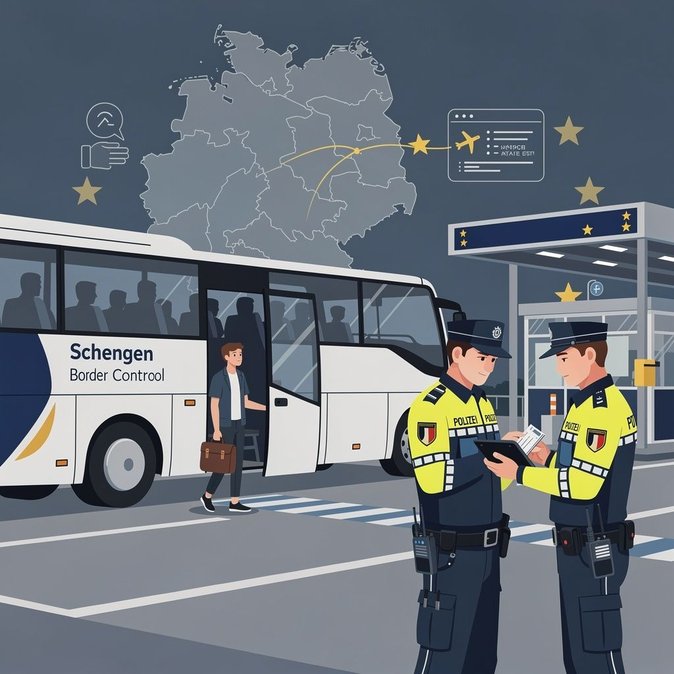 Internal Border Checks Nab Wanted Hungarian on Dutch–German Bus Route