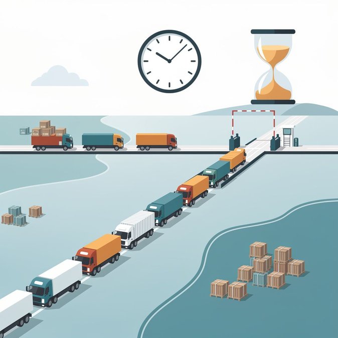 Queue Alert: 33-Hour Wait to Enter Poland at Belarusian Crossing