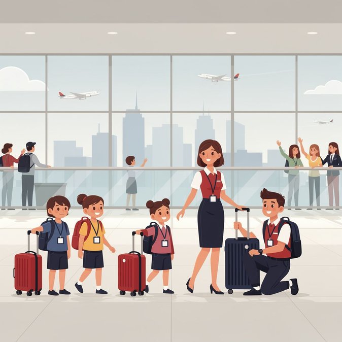 Emirates gears up for record 3,500 unaccompanied minors over the July school-holiday peak