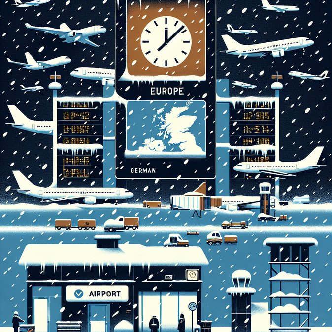 Snowstorms and Lufthansa strike ripple into Vienna schedules as Europe’s air network buckles