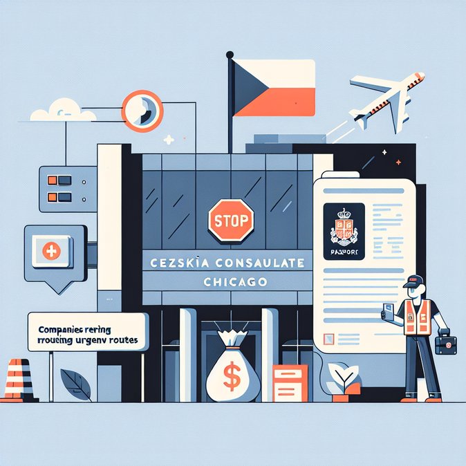 Cash-Only Week Looms as Card Terminals Fail at Czech Consulate in Chicago