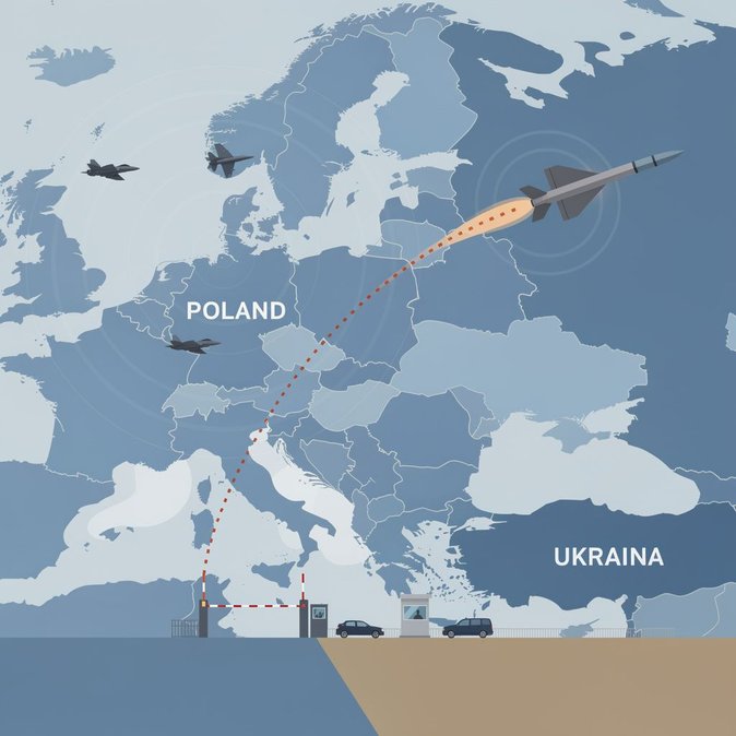 Russian missile briefly enters Polish airspace, spurring NATO scramble and tighter border security posture
