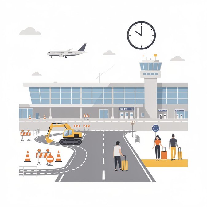 Road Closure Near Prague Airport Adds 15-Minute Buffer for Travellers