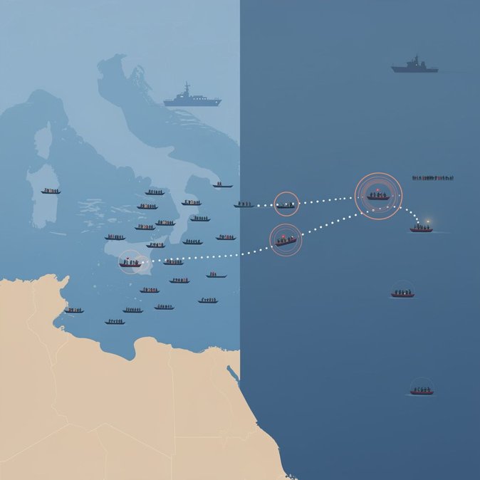 Migrant Sea Arrivals to Italy Down 52 % Year-on-Year, Says Government Tracker