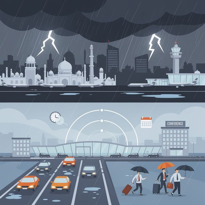 IMD Issues Fresh Weather Advisory for Delhi-NCR, Warns Travellers of Post-Monsoon Disruptions