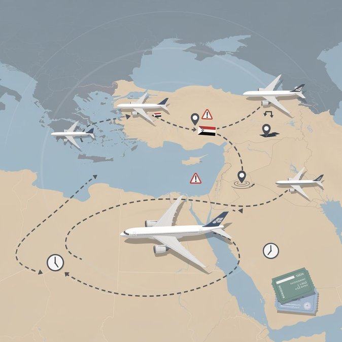 شركات الطيران تحذر المسافرين من استمرار الاضطرابات في الخليج رغم توقف الضربات بين الولايات المتحدة وإيران