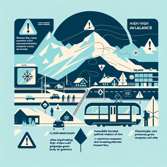 Avalanche Danger Raised to Level 4, Prompting Mobility Alerts in Valais and Adjacent Cantons