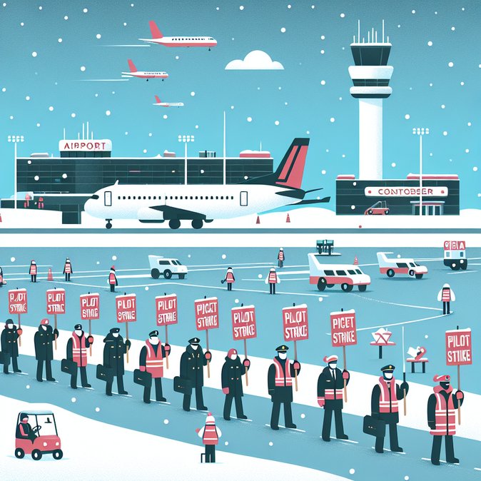 Air Transat Pilots Launch Strike-Authorization Vote, Stage Pickets in Montreal and Toronto