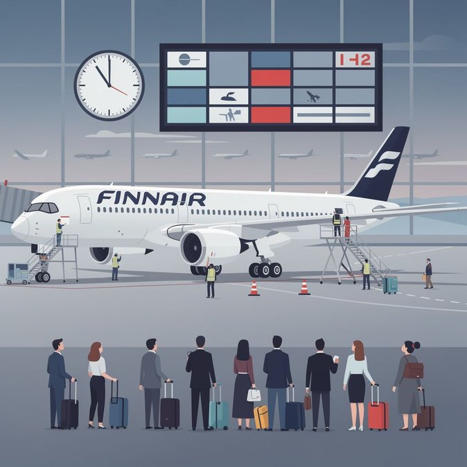 El vuelo de Finnair del 18 de julio de Helsinki a Tokio cancelado a última hora, evidenciando la escasez de capacidad en verano