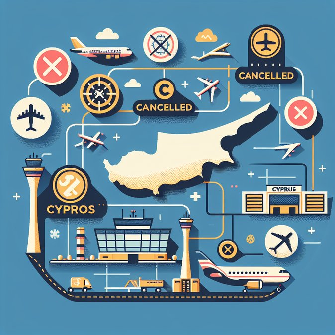 Fermetures de l’espace aérien au Moyen-Orient : annulations massives aux aéroports de Larnaca et Paphos à Chypre