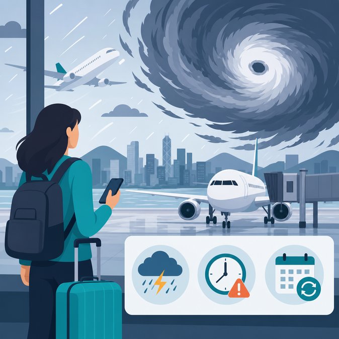 Typhoon Jangmi: Greater Bay Airlines Urges Travellers to Check Flight Status for 2–3 June