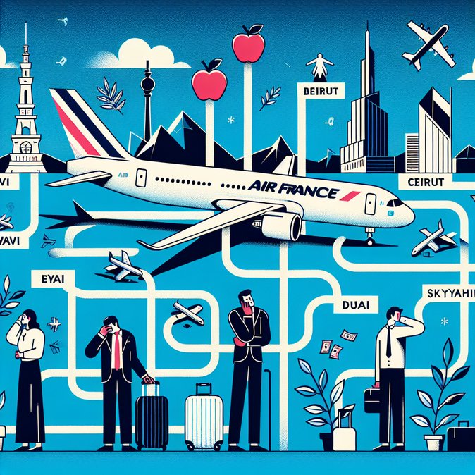 Air France Extends Middle-East Cancellations as Regional Airspace Crisis Drags On