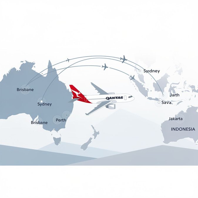 Qantas Seeks 4,539 Extra Weekly Seats for New Brisbane, Western Sydney and Perth Flights to Indonesia