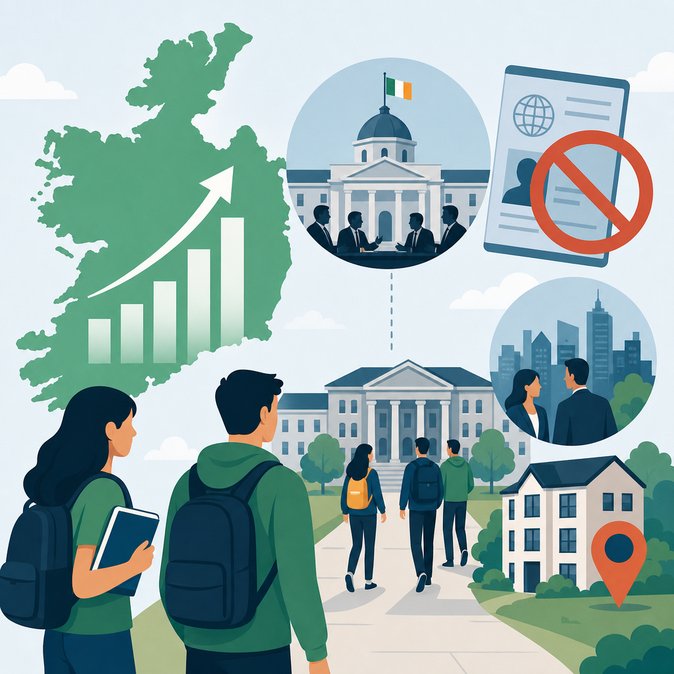 Record surge in Indian enrolments sparks talk of visa cap for Ireland’s September 2026 intake