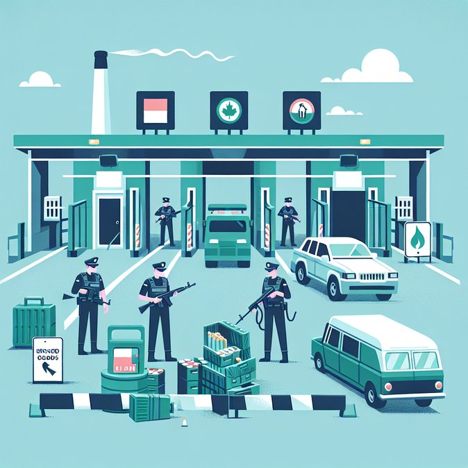 Customs seize duty-free cigarettes and 80 litres of fuel at Green Line crossings