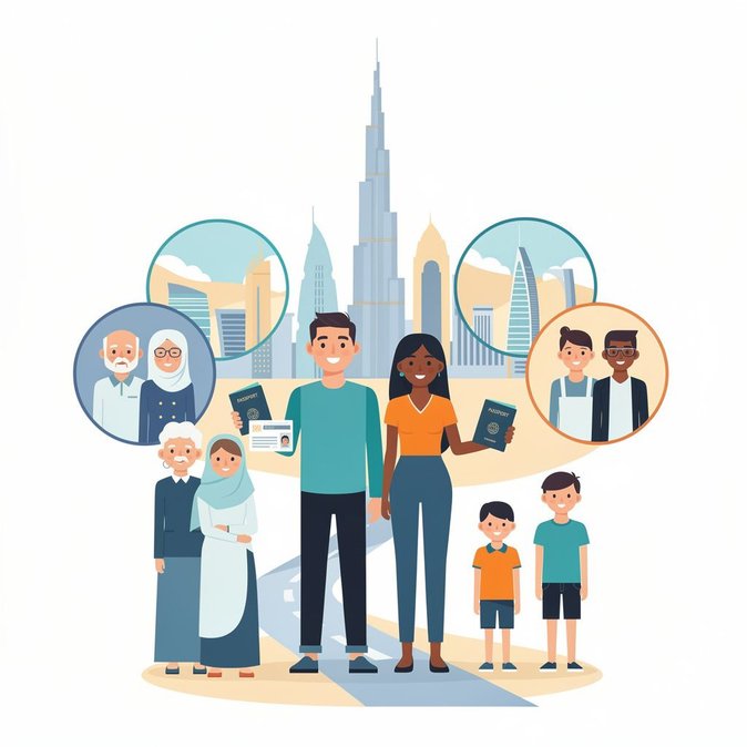 الإدارة العامة للإقامة توضح أربع فئات لرعاية العائلة للمقيمين الأجانب