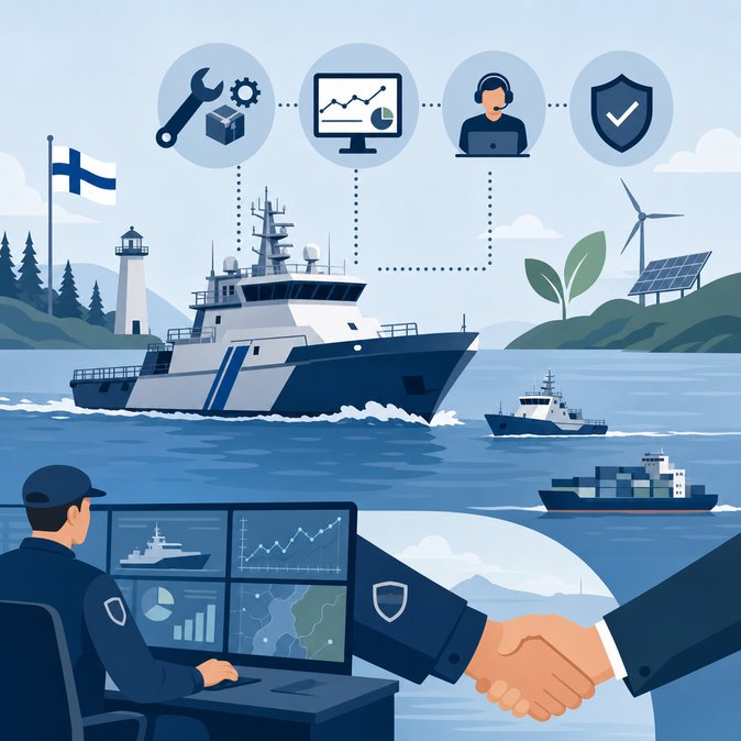 Wärtsilä signs 10-year lifecycle agreement to keep Finnish Border Guard vessels mission-ready