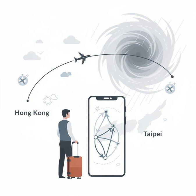 Cathay Pacific waives re-booking fees on Hong Kong–Taipei flights as Super Typhoon Champi nears