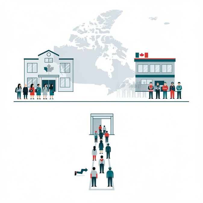 Il Canada ridurrà l'ingresso di studenti e lavoratori temporanei, accelerando la residenza permanente per 33.000 lavoratori