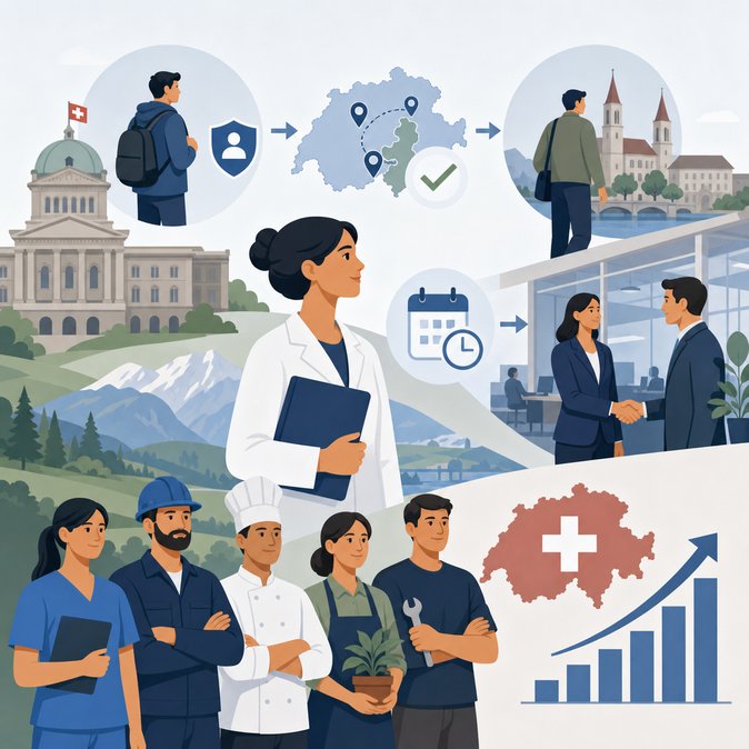 Switzerland moves to open labour market to Protection S holders and Swiss-trained third-country graduates