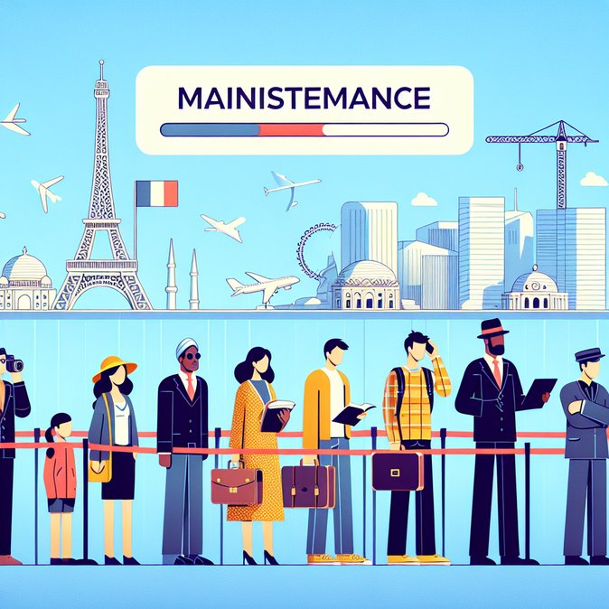 France-Visas website to shut down twice next week, risking holiday backlog