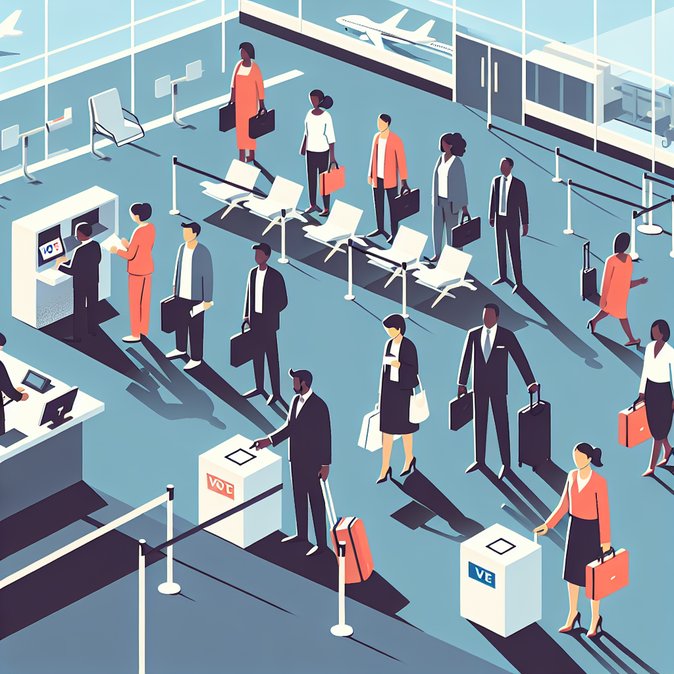 HKIA installs first ever air-side polling station so travellers can vote without leaving the terminal