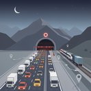 戈特哈德公路隧道9月28日至30日夜间封闭，瑞士-意大利重要货运及假日通道出现长队拥堵