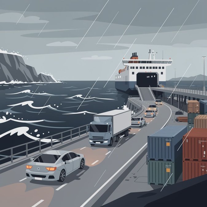Marine Atlantic cancela los cruces en ferry entre Terranova y Nueva Escocia ante la llegada de una tormenta de viento otoñal