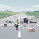 Czech customs seize vanloads of untaxed alcohol and cigarettes on D2 motorway