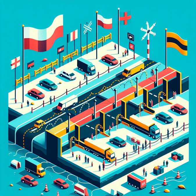 Daily Border-Status Bulletin Confirms Zero Crossings from Belarus, Ongoing Checks on German and Lithuanian Frontiers