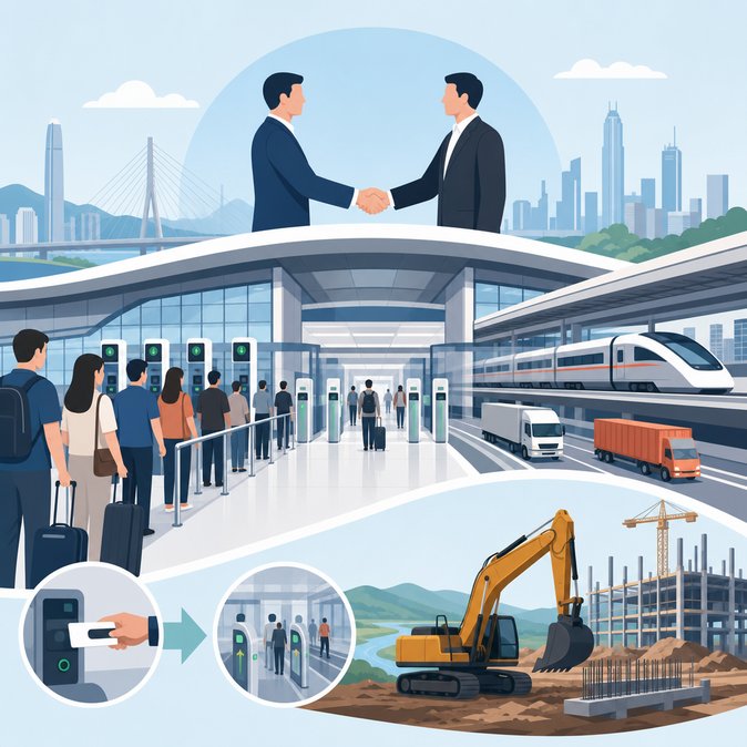 Hong Kong and Shenzhen Agree on Next Phase of New Boundary Control Points to Ease Cross-Border Congestion